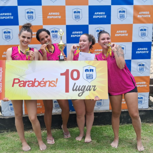 1º Lugar - Volei de areia Feminino 30 11 24